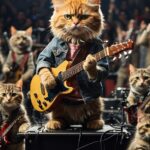 Default_A_cat_is_giving_a_rock_concert_on_stage_there_are_cats_7